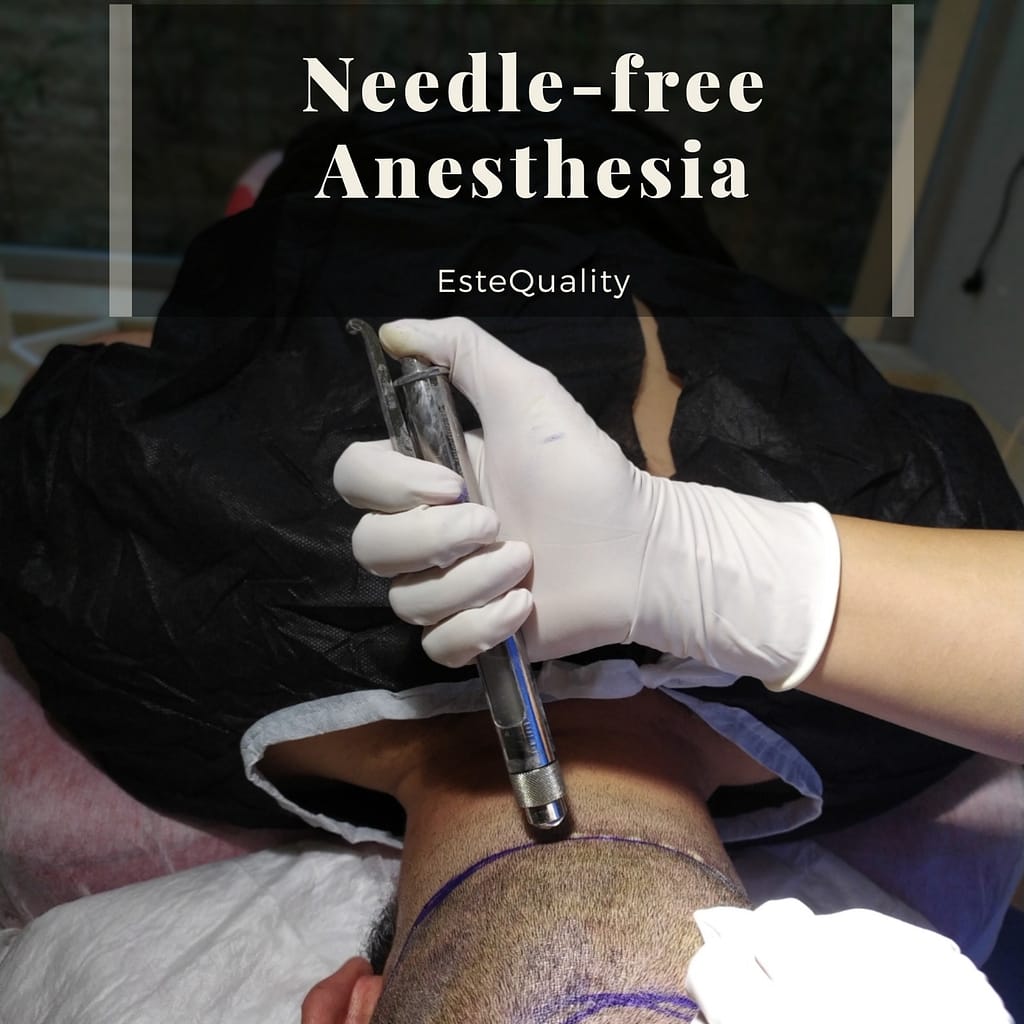 EsteQuality needle-free anesthesia